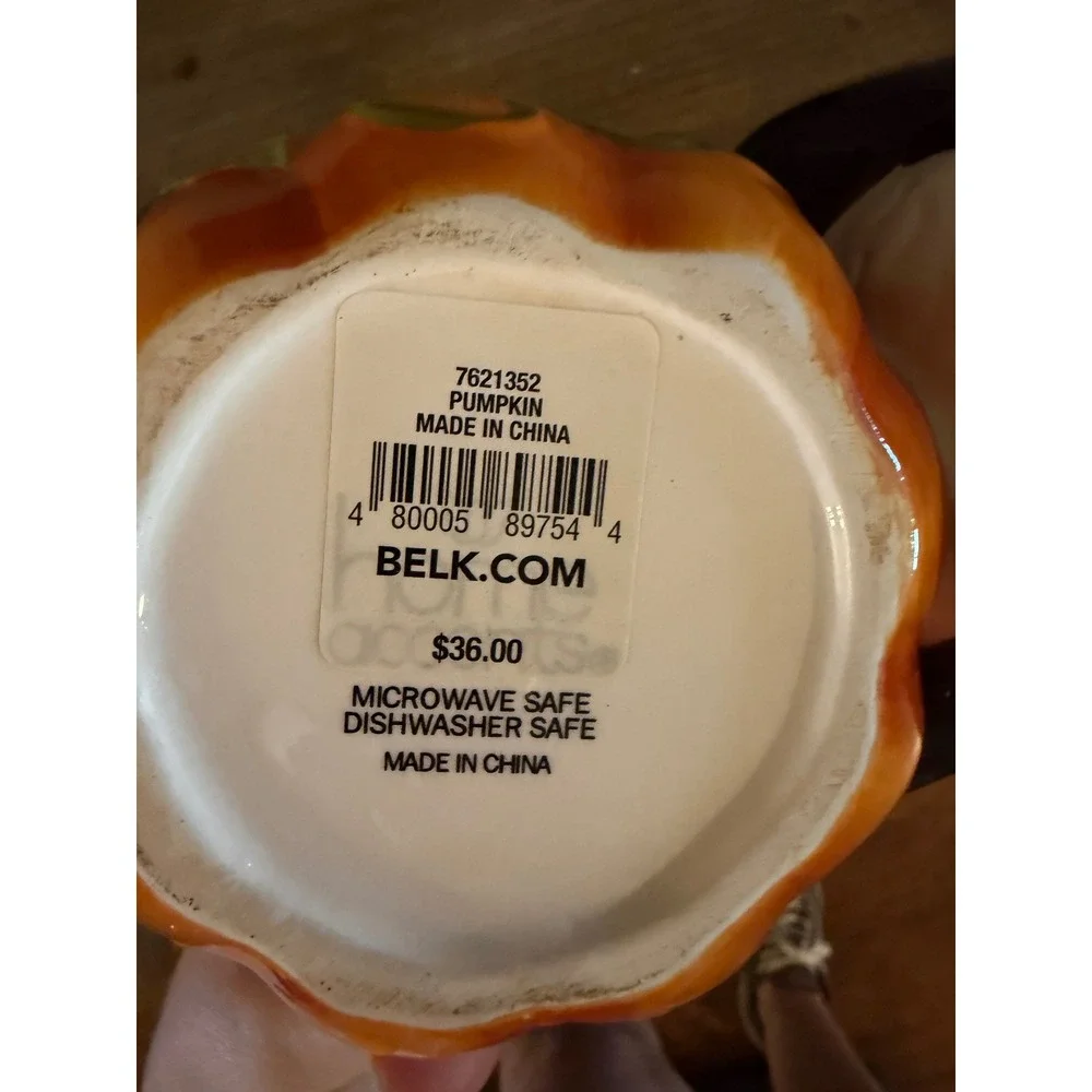 Belk Home‎ Accents Ceramic Owl with Pumpkin Bowl Fall Autumn Decor Candy Dish